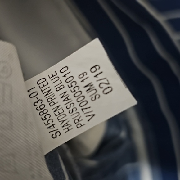 Banana Republic Hayden Print Striped Pants Size 10 - Picture 5 of 6